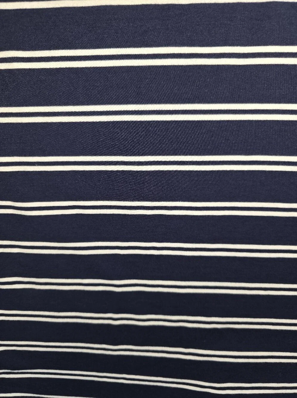 Ralph Lauren Navy and White Striped Polo Golf Shirt Size Large